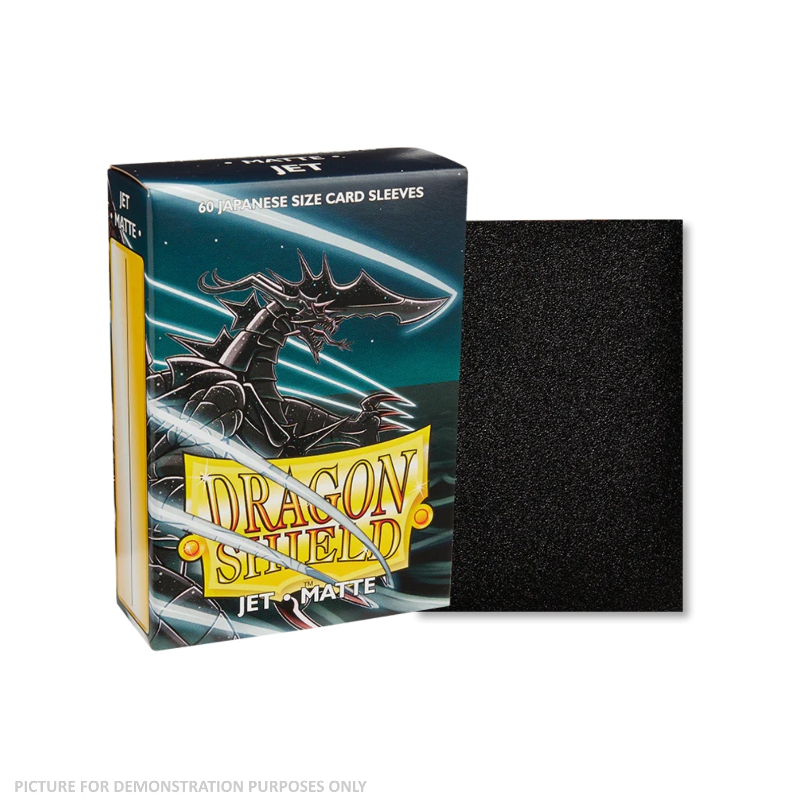 Dragon Shield 60 Japanese Size Card Sleeves - Matte Jet